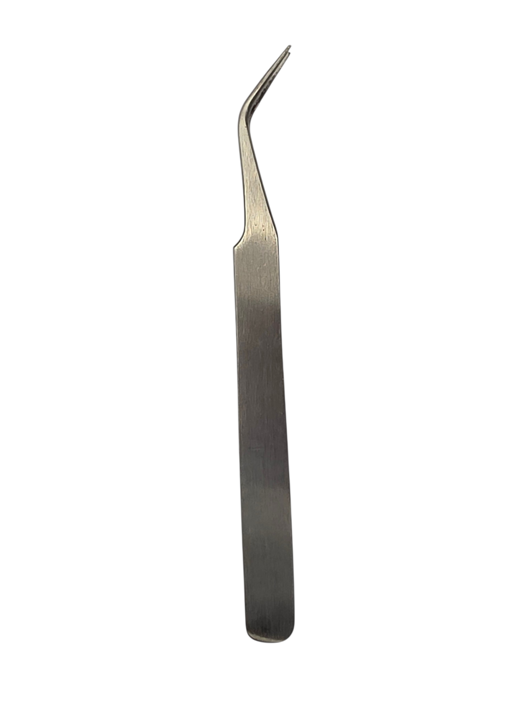 Antimagnetische Edelstahl Pinzette gebogen 120 mm mit feiner glatter Spitze