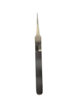 Kreuzpinzette antimagnetisch Edelstahl gerade 120 mm mit feiner glatter nicht abgerundeter Spitze