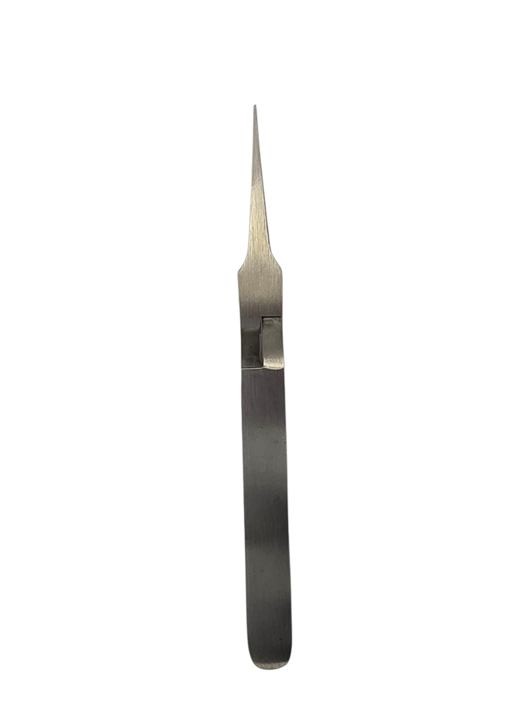 Kreuzpinzette antimagnetisch Edelstahl gerade 120 mm mit feiner glatter nicht abgerundeter Spitze