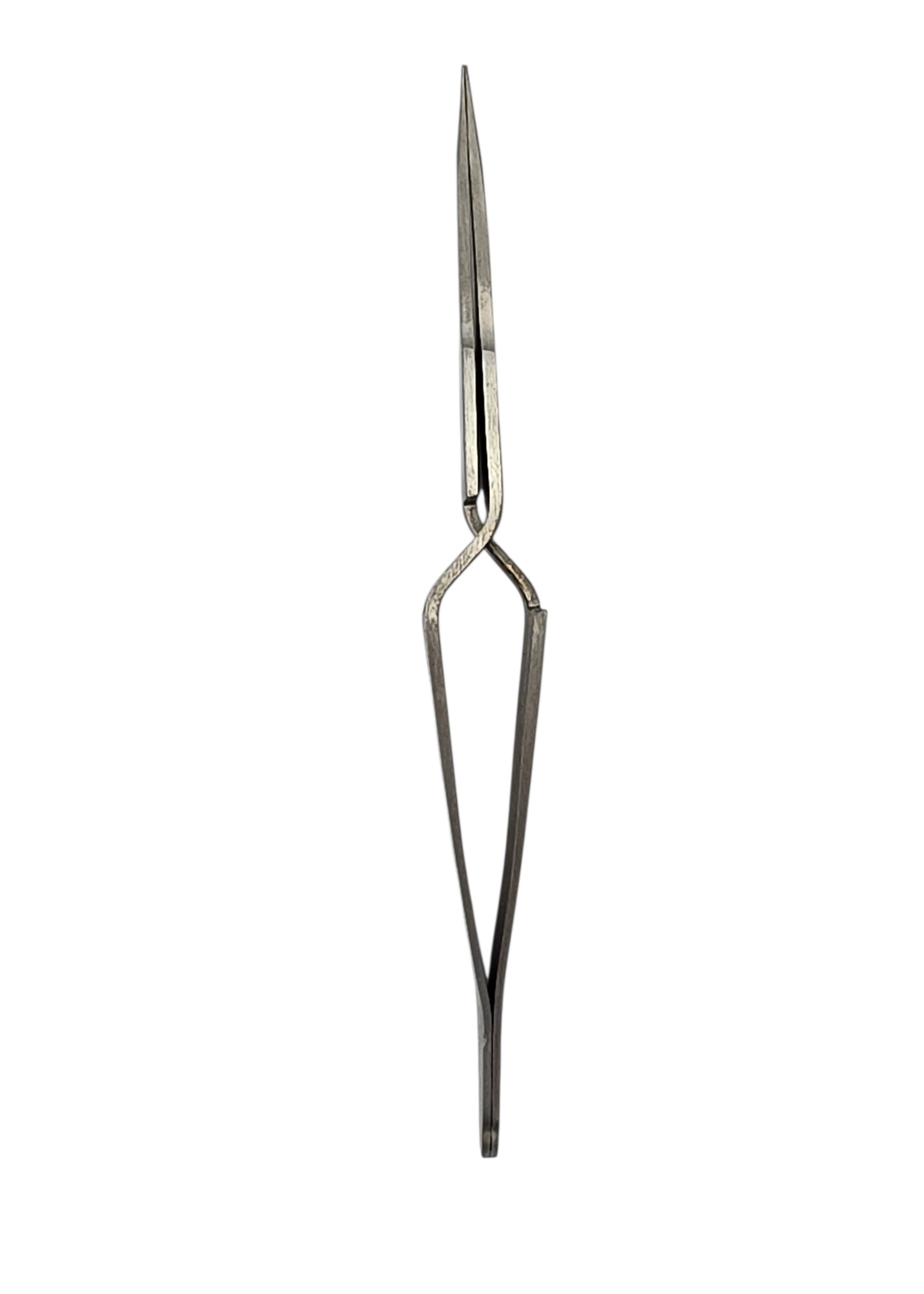Kreuzpinzette antimagnetisch Edelstahl gerade 120 mm mit feiner glatter abgerundeter Spitze