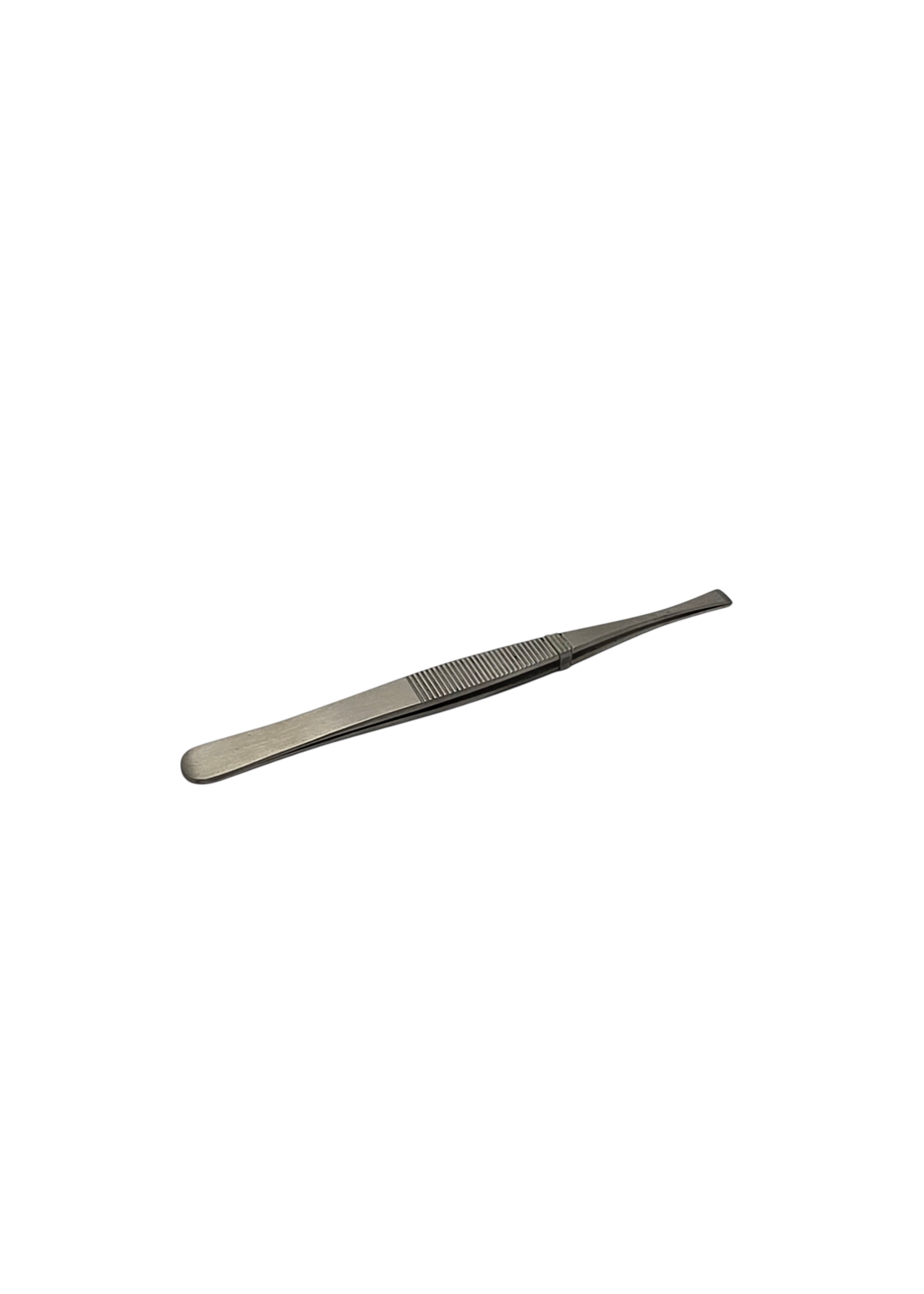 Pincet RVS antimagnetisch recht 120 mm met brede vlakke punt