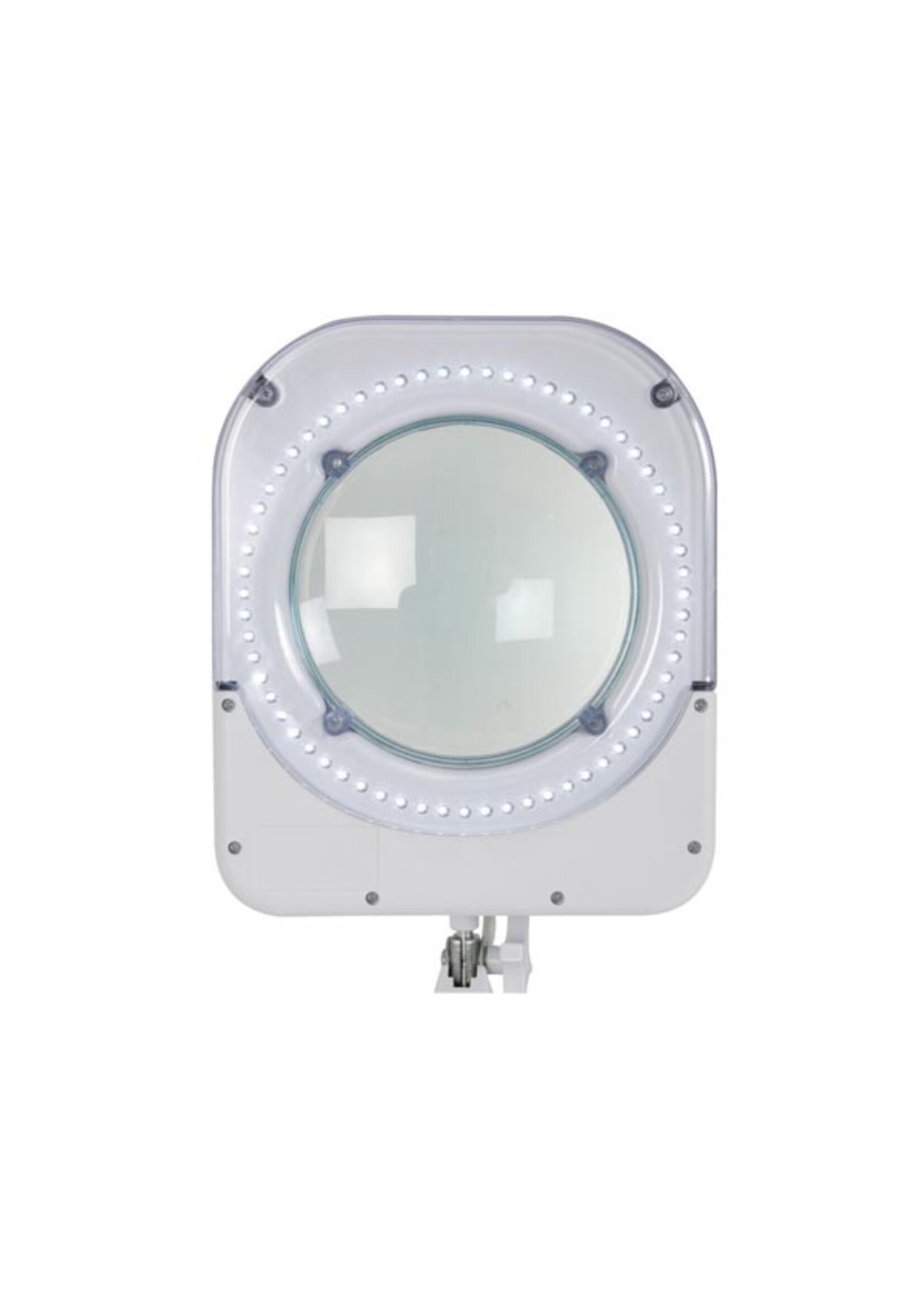 LED DESK LAMP WITH MAGNIFYING GLASS - DAYLIGHT - 5 DIOPTRE- 4 W - 48 LEDS - WHITE