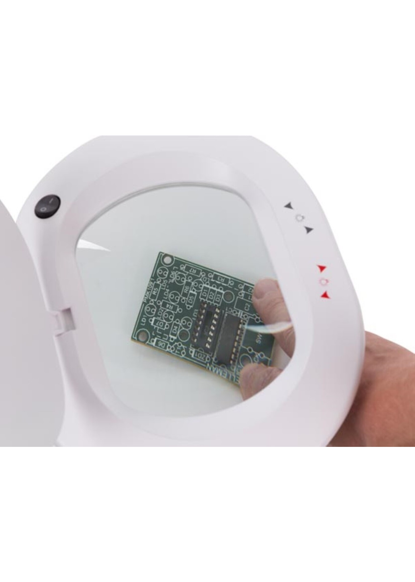 LED-LOEPLAMP 5 DIOPTRIE - DAGLICHT /WARMLICHT + DIMBAAR- 10 W - 60 LEDs - WIT