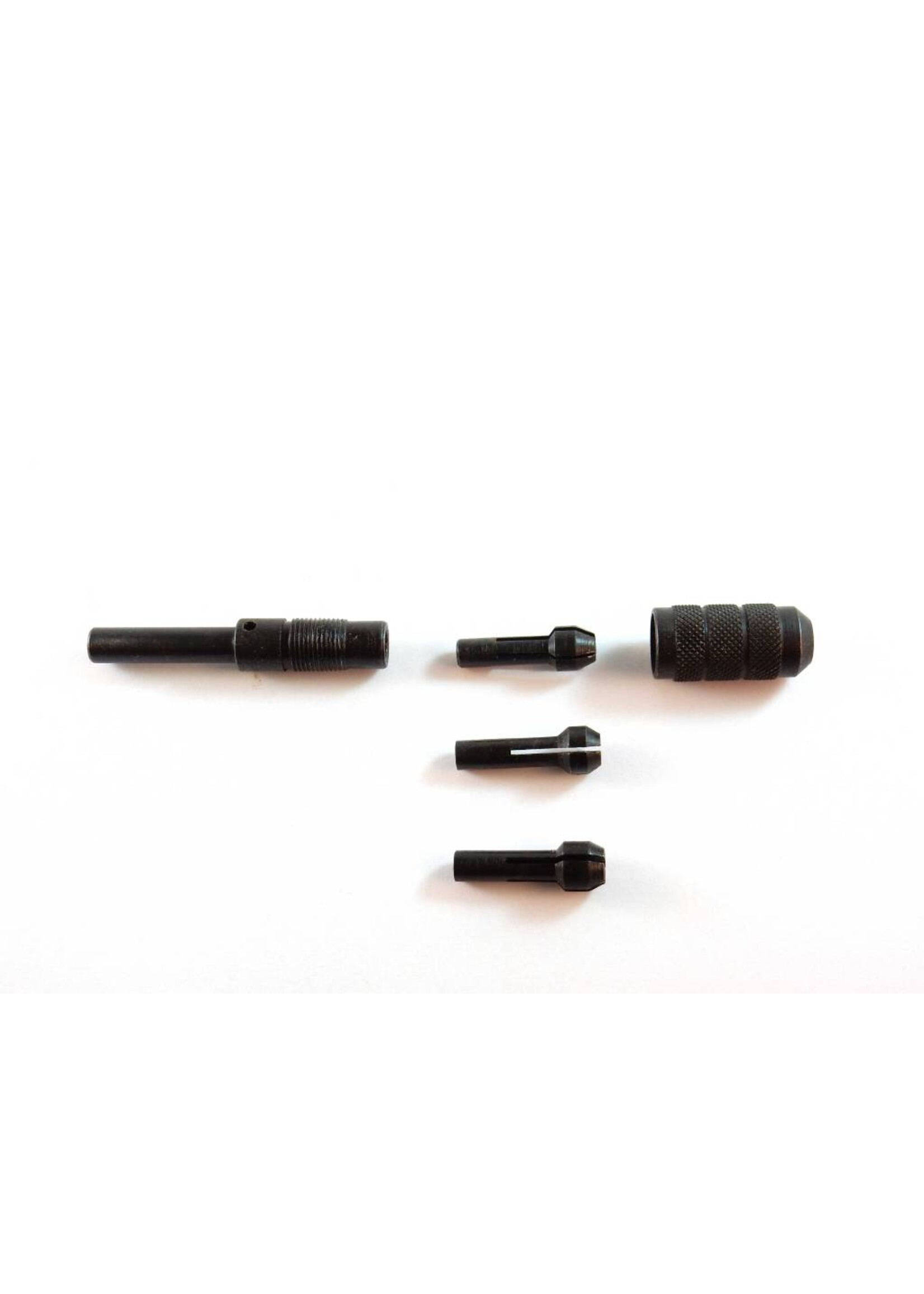 Mini collet holder with 3 collets