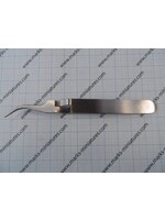 Cross Tweezer Bent Tips - Stainless Steel