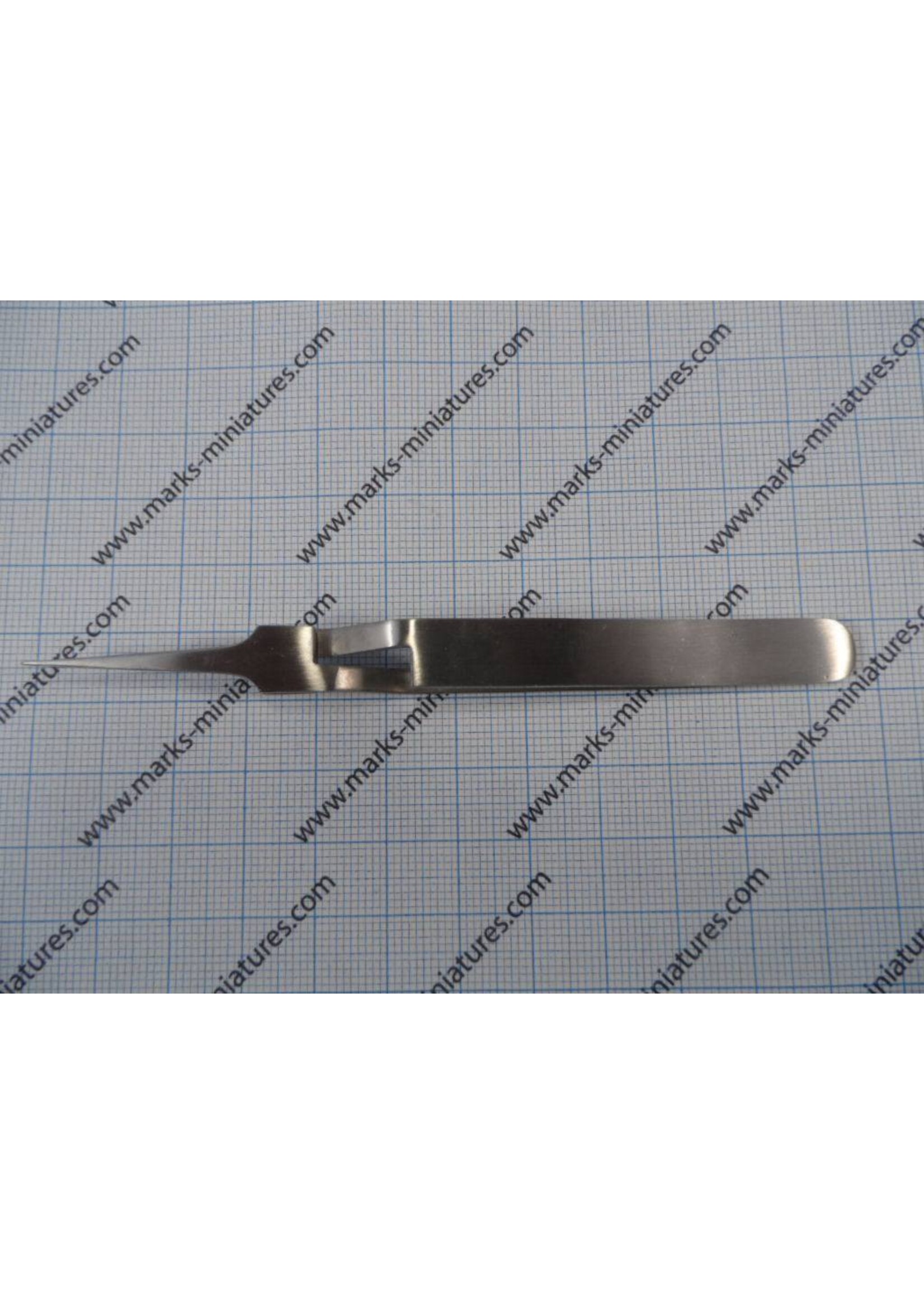 Cross Tweezer straight narrow Tips - Stainless Steel