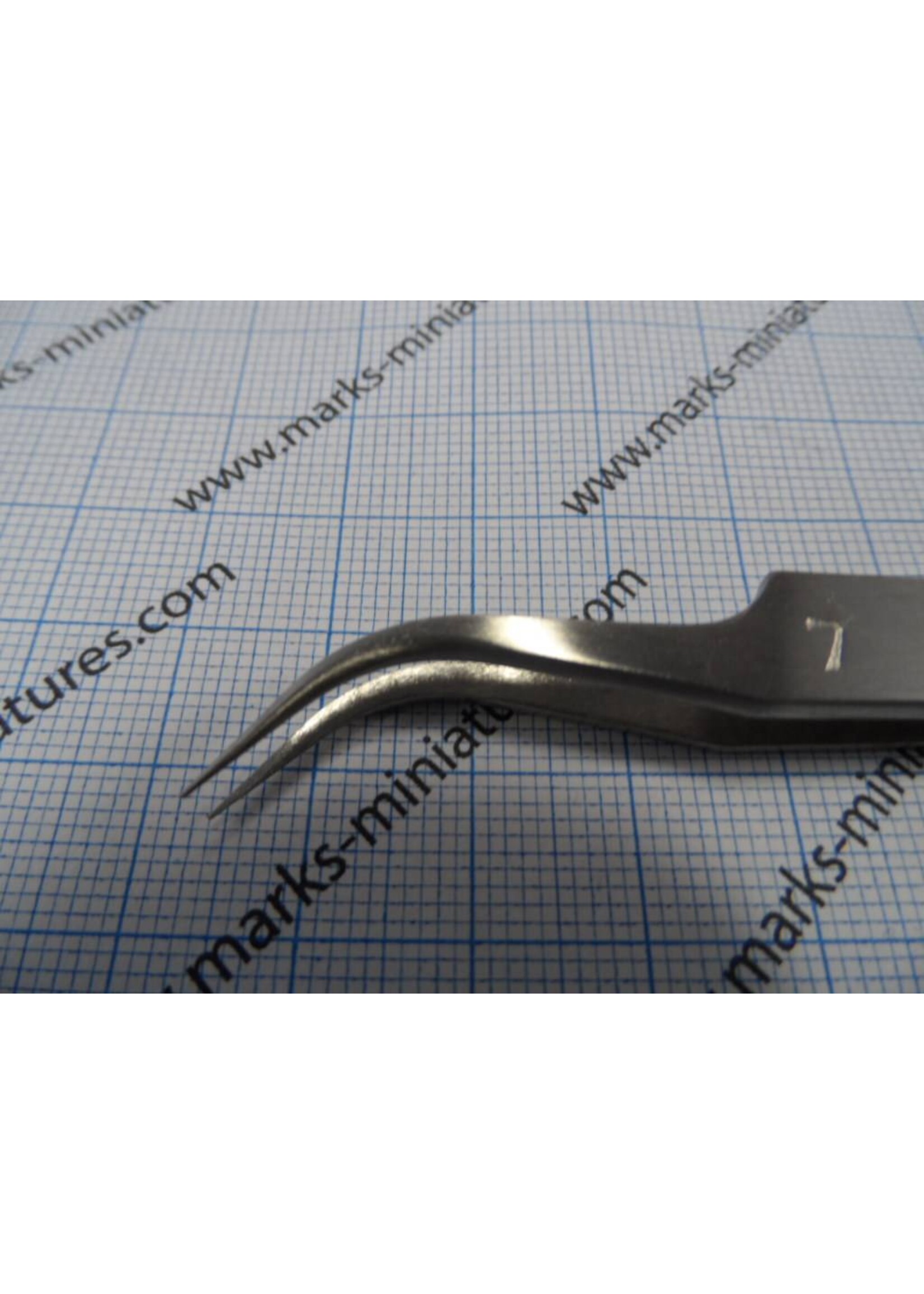 gebogene - Magnetisch Anti Pinzette Stahl - Rostfrei Spitzen Miniatures Mark\'s -