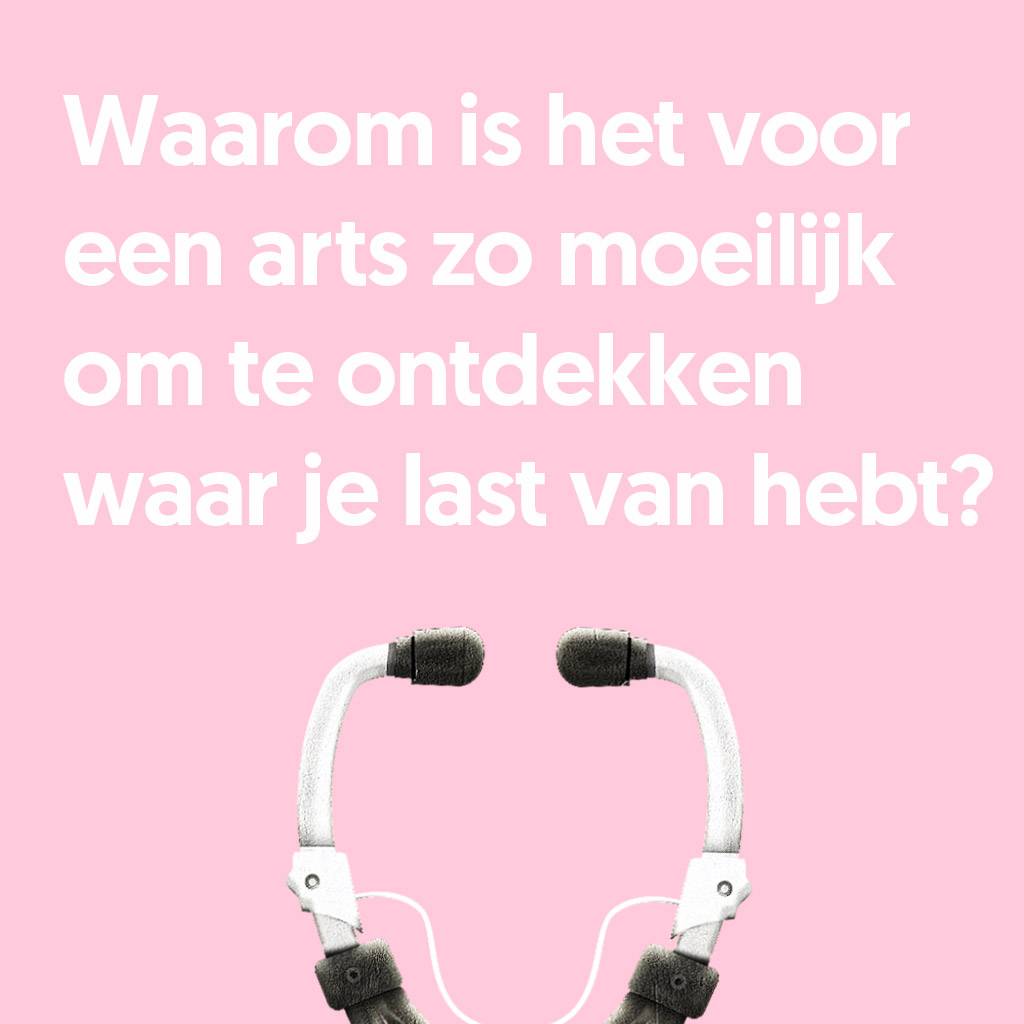 Waarom is het voor een arts zo moeilijk om te ontdekken ...