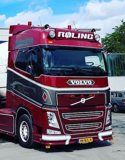 Frontplaat Volvo FH4 type 2 van deur tot deur