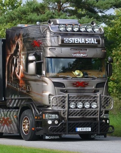 Brewki w stylu reflektorów ksenonowych do Scania