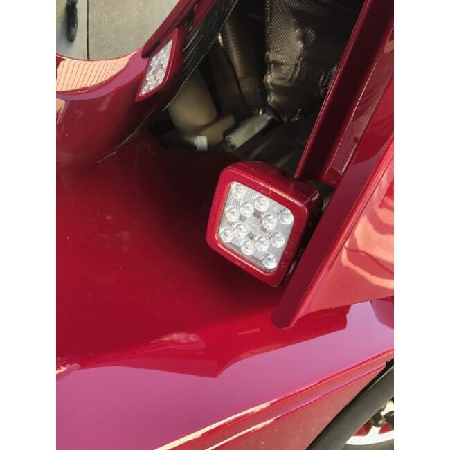 12 LED-arbetsljus med syntetskydd