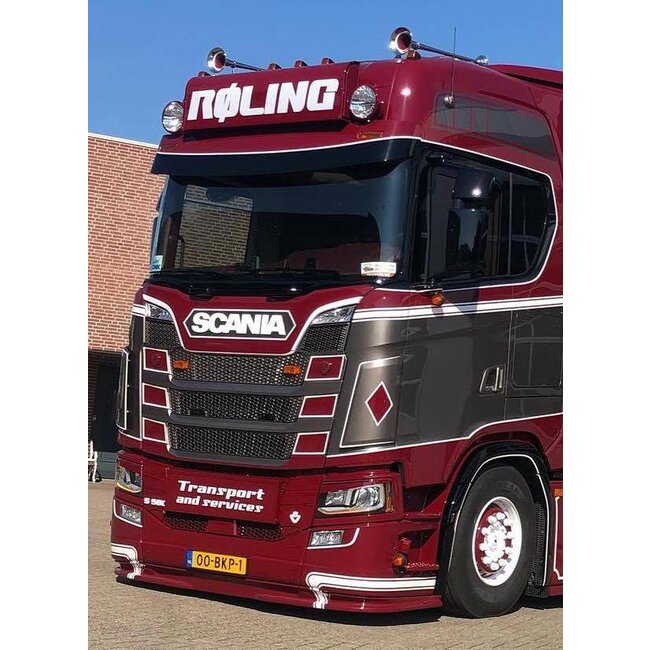 LED-ljustavla med 3 frontplåtar