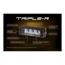 Lazer Lazer Triple-R 750 i sort med positionslys 230 mm