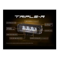 Lazer Lazer Triple-R 1000 i sort med positionslys 410 mm