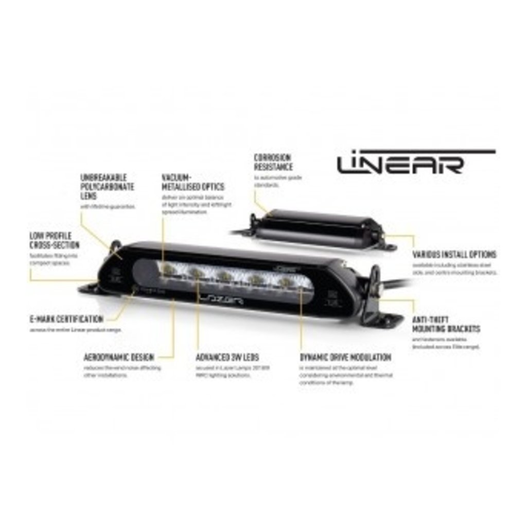 Lazer Lazer Linear-18 Elite schwarz mit Positionsleuchte