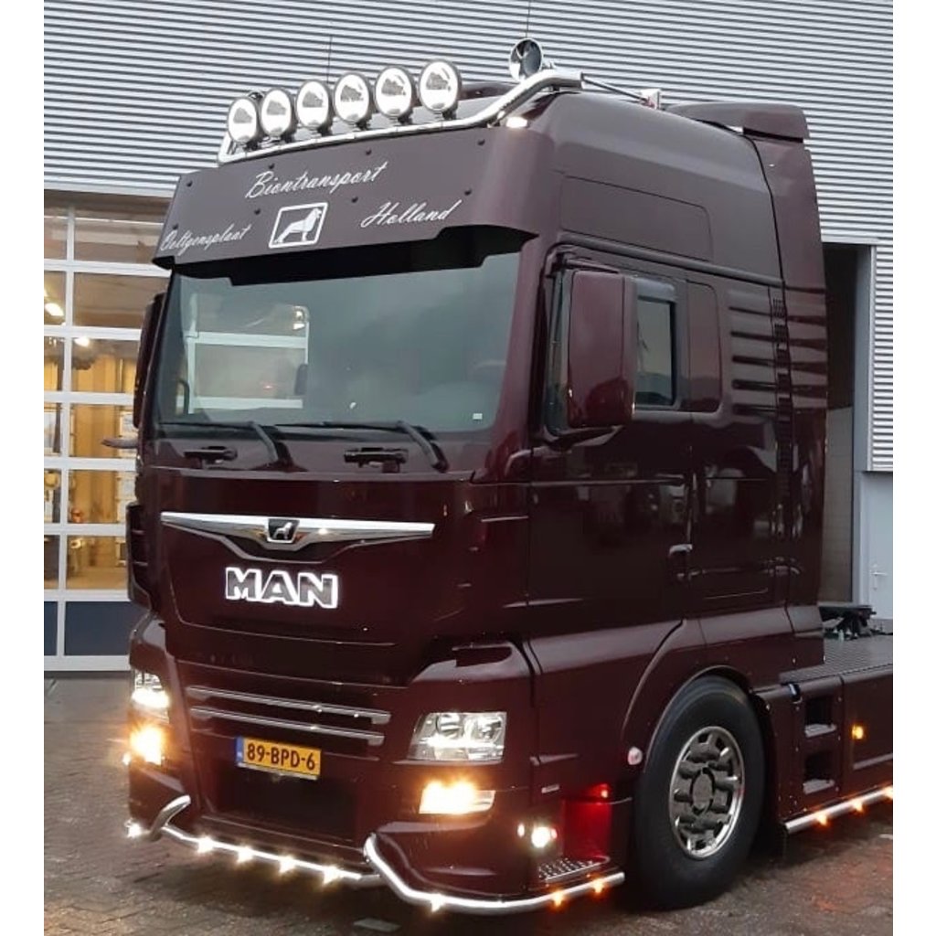 Visière Fox Parts en aluminium pour MAN TGX 2021