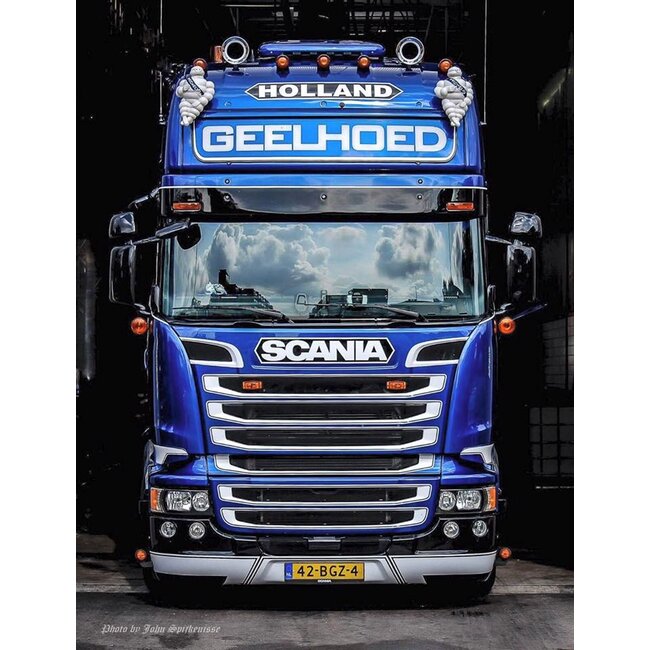 Enseigne lumineuse lisse Scania Topline XL 175 x 31 cm