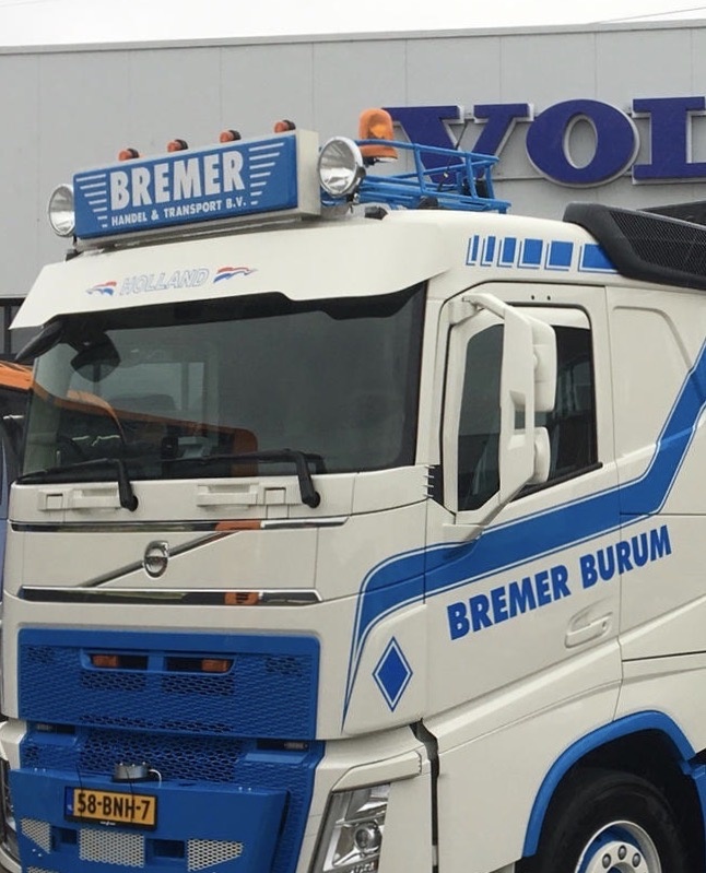 Galerie de toit old school pour Volvo FH4/FH5