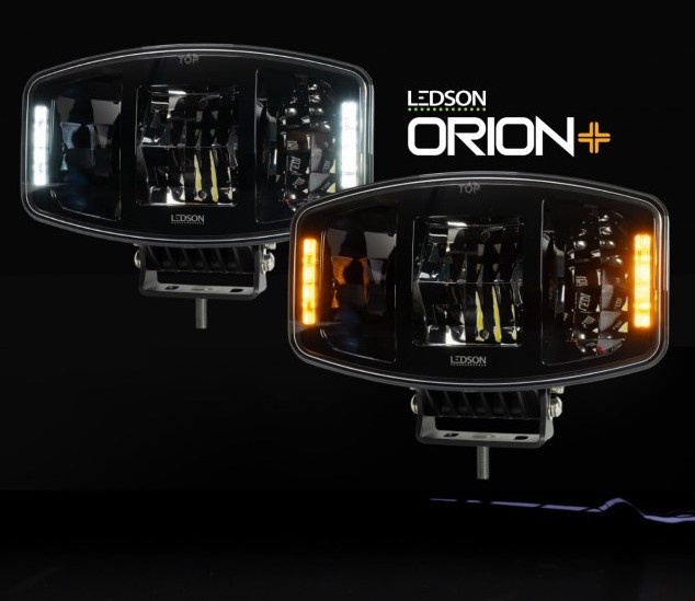 Ledson Orion+ LED-Fernscheinwerfer mit bernsteingelber und weißer Positionsleuchte!