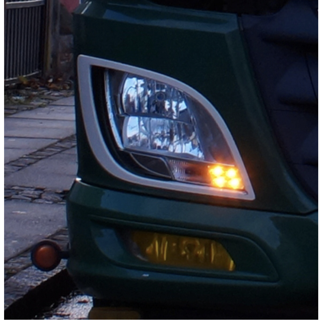 DAF Bursztynowe światła LED do jazdy dziennej do DAF XF/CF Euro6