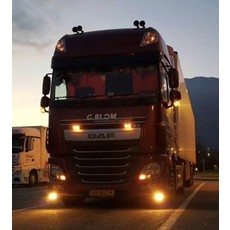 DAF Ravgul LED-kørelys til DAF XF/CF Euro6