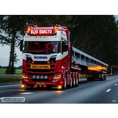 Scania Original Scania Serie 4 / R Sonnenblendenleuchte in Bernsteingelb, Weiß, LED und Glühlampe