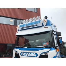 Scania Original Scania Serie 4 / R Sonnenblendenleuchte in Bernsteingelb, Weiß, LED und Glühlampe
