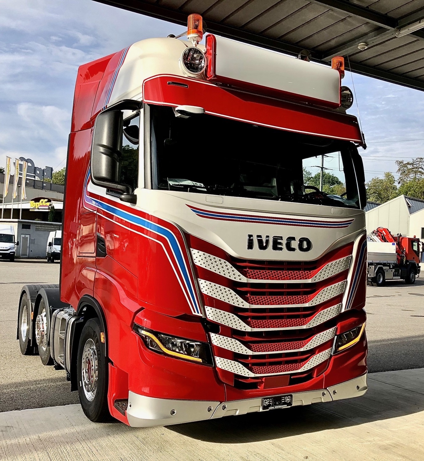 Fox Parts lage zonneklep voor Iveco S-Way