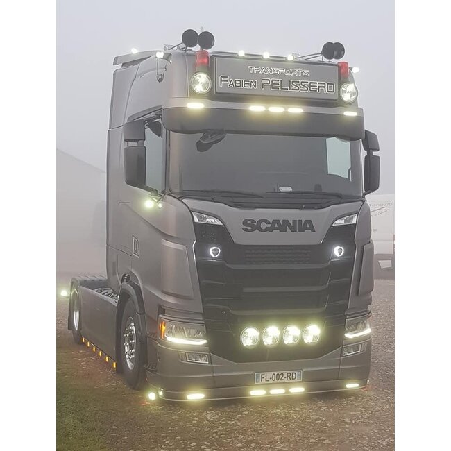 Originele Scania Nextgen LED zonneklep lamp in oranje of  wit