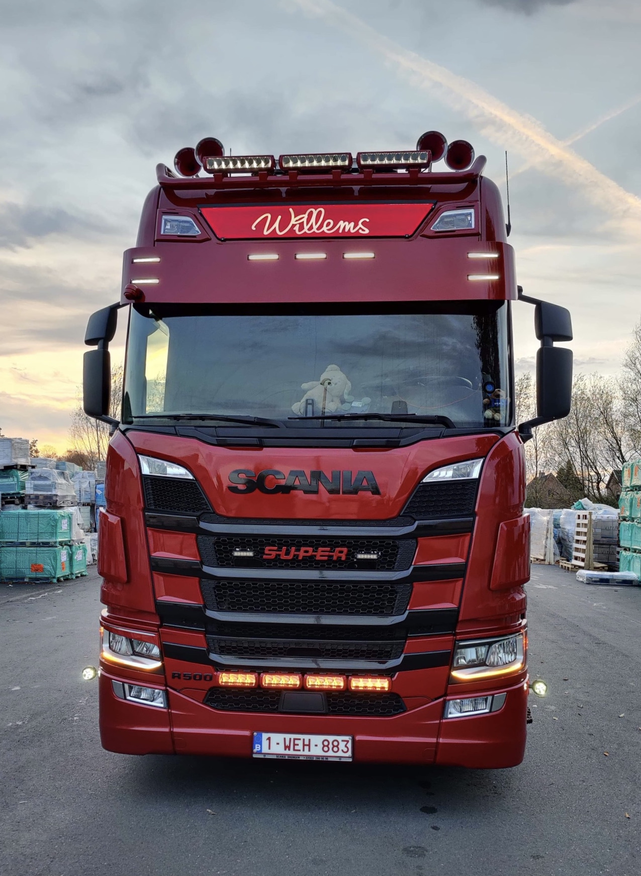 Fox Parts Zonneklep Scania NextGen Recht 34cm