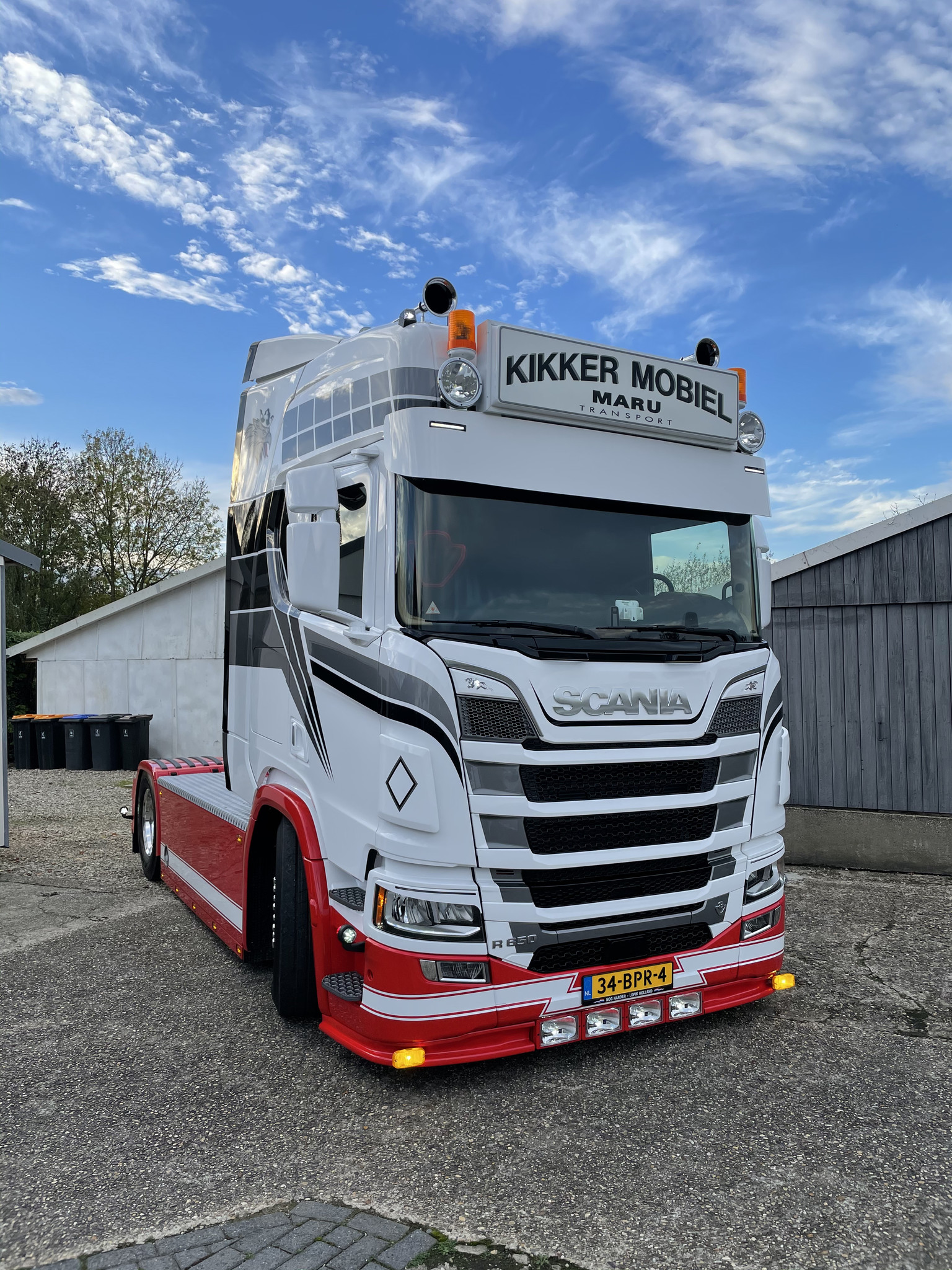 Fox Parts Zonneklep Scania NextGen Recht 34cm