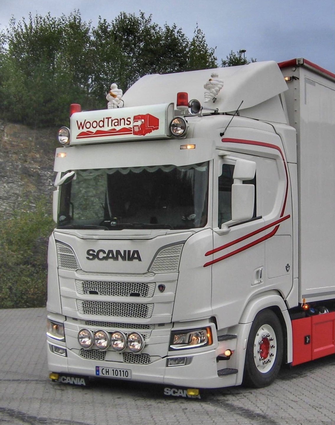 Fox Parts Zonneklep Scania NextGen Recht 30cm