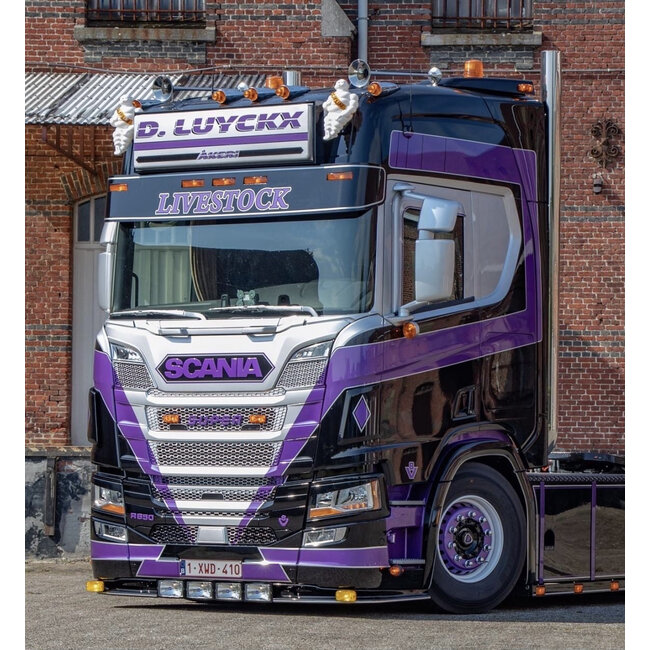 Osłona przeciwsłoneczna Fox Parts Scania NextGen prosta 34cm