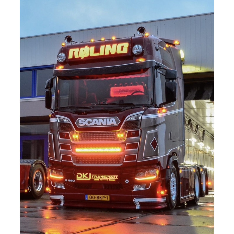 Ledson LED Tagfahrlicht Scania R-Line gelb - LKW » Scania » Exterior »  Beleuchtung » Ledson LED Tagfahrlicht Scania R-Line gelb