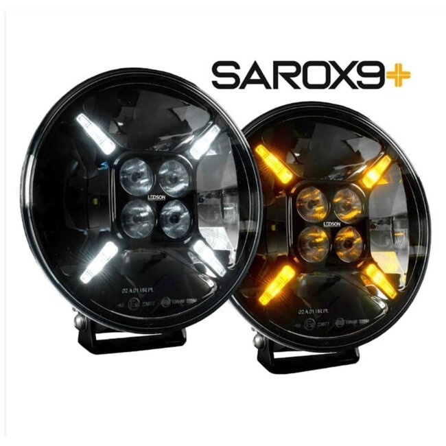 Ledson Sarox 9+ Kørelys med ravgul og hvidt positionslys!