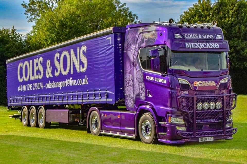 Coles Custom Mexicano Zonneklep voor Scania NextGen