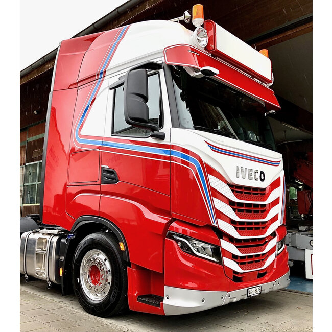 RVS Lichtbaksteuen voor de Iveco S-Way