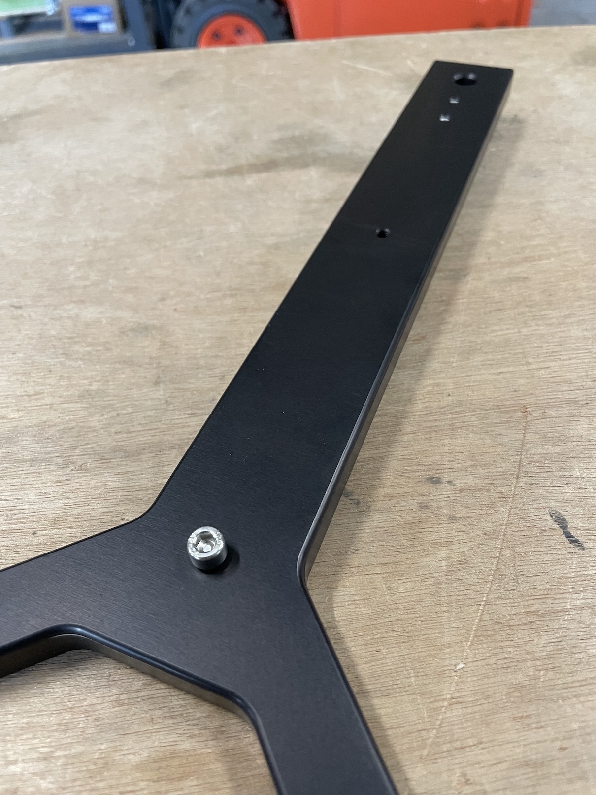 GIS specialdesignet blokaluminium bearbejdet femte hjulsarm