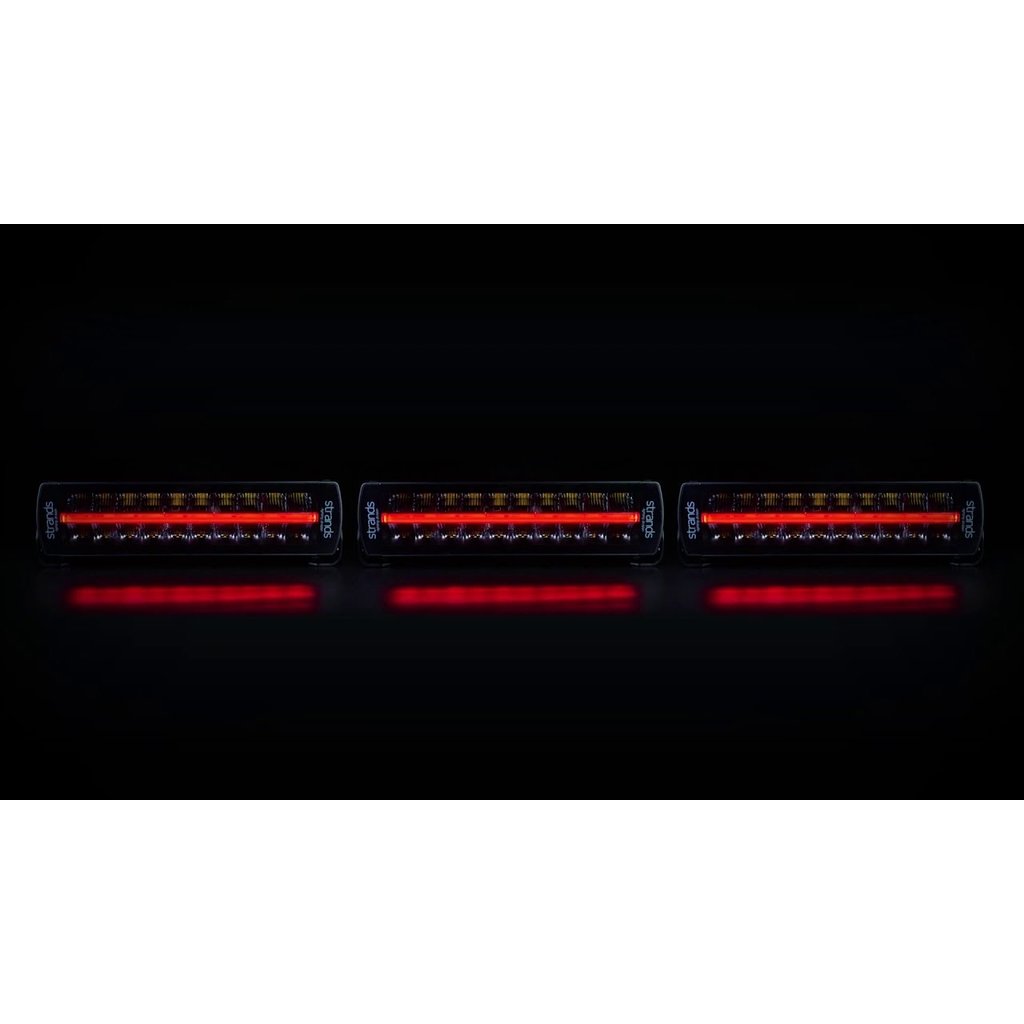 Strands Siberia Red Tiger 12" Work Light Bar