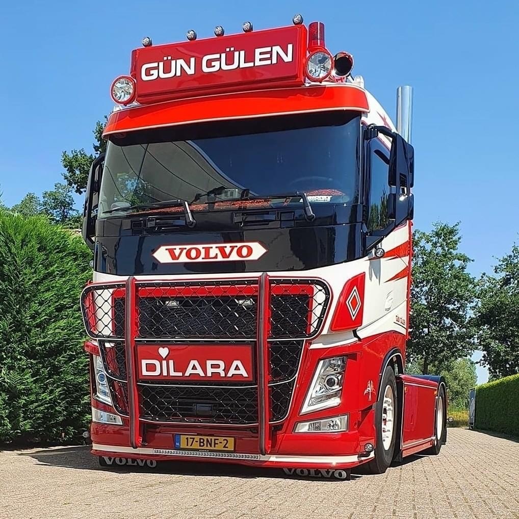 Leuchtschild-Halterungen Volvo FH4/5 + FM5 (Satz)