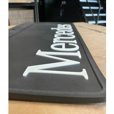 Mercedes Nice Mudflap with thick Mercedes letters 60x30cm