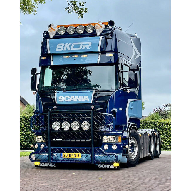 Turbo Truckparts RVS Michelinpop Steun met RVS BA15 fitting