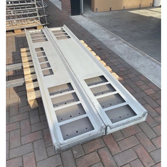 Steel Rear Bumper with 8, 12 or 13 square holes
