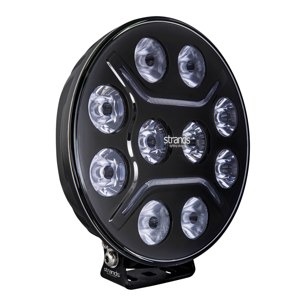 Strands Dark Knight Intense 9″ Voll-LED-Fernscheinwerfer