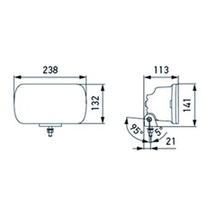 Hella Hella Jumbo 320 LED Driving light