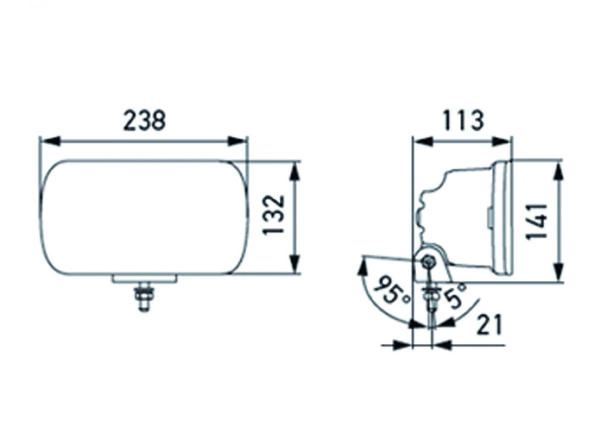 Hella Jumbo 320 LED Driving light