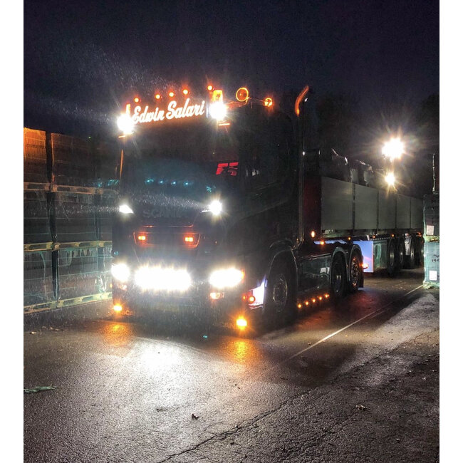 Reservdelssats för H3 LED B225-varselljus med LED-helljus