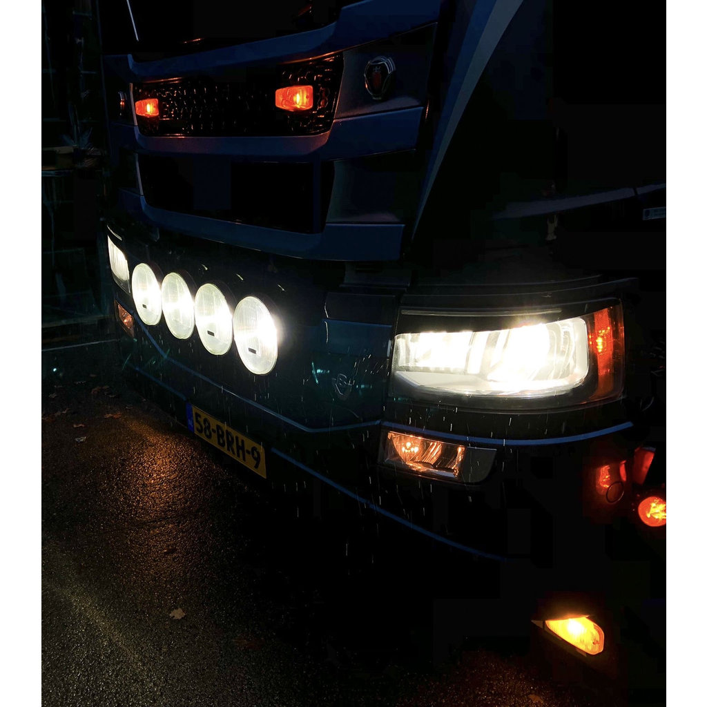 Angry Moose Kit de remplacement pour feu de route LED Bosch 225 à faisceau lumineux large