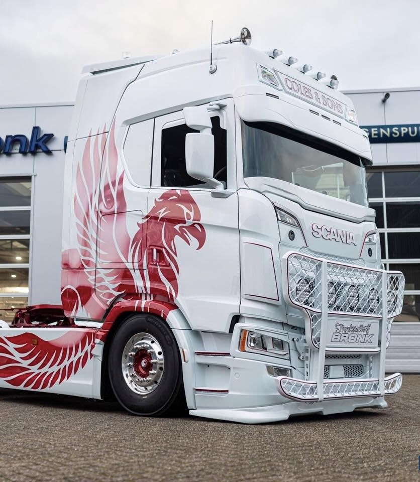 Niska osłona przedniej szyby Coles Custom do Scania NextGen