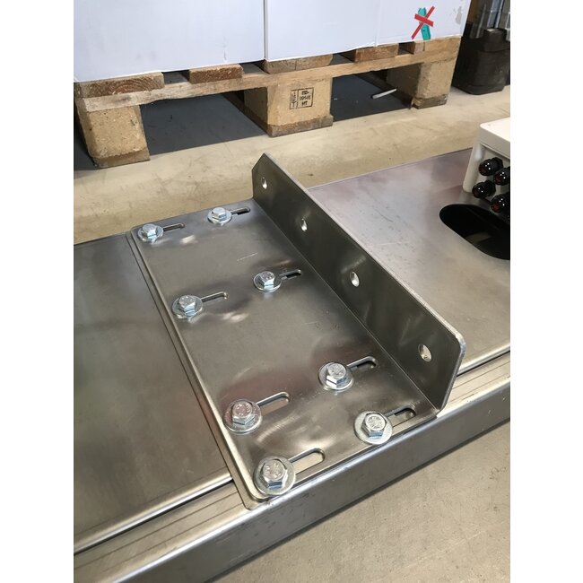 Turbo Truckparts Ramme til bagkofanger med beslag (rustfrit stål)